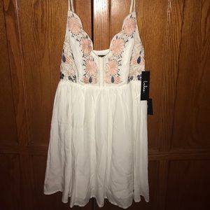 Lulus Embroidered Dress
